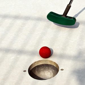 Mini Golf Putting Green Set